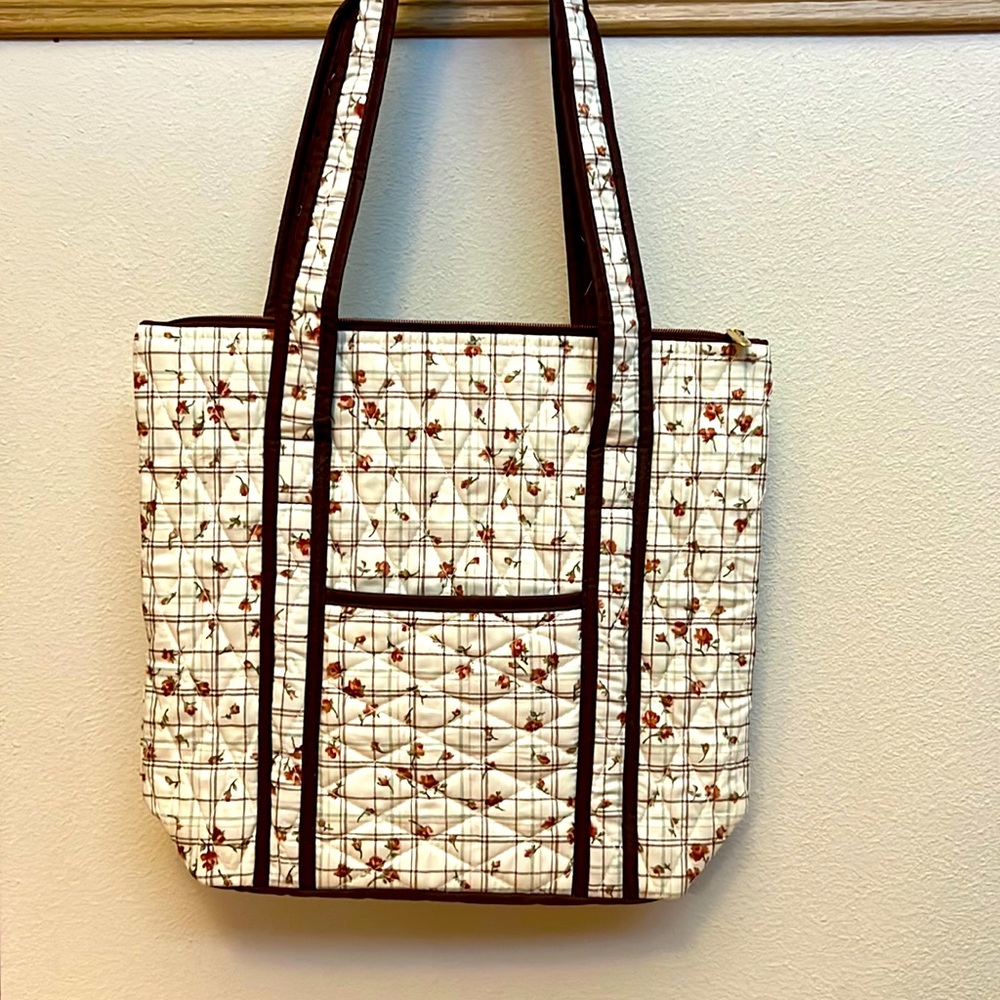 NWOT NaRaYa quilted small tote bag